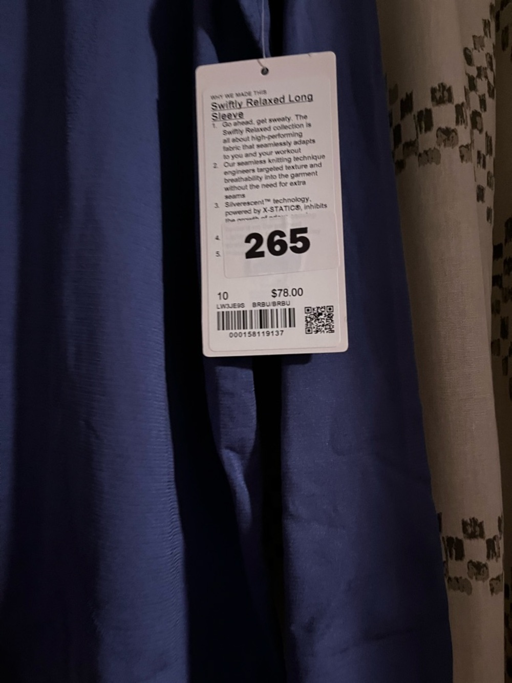lululemon athletica Long Sleeve Crew Tee - Blue - Picture 4 of 6